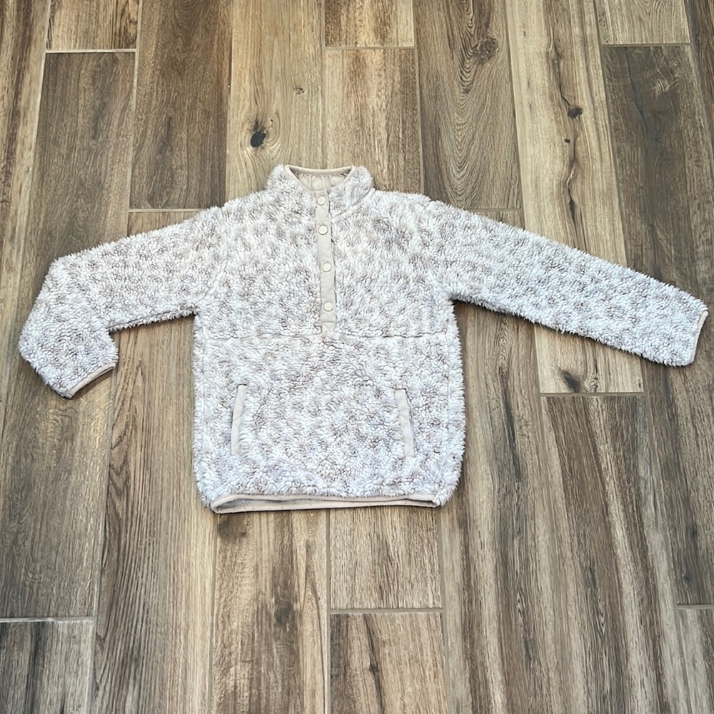 Cuddly Sherpa 1/2 Snap Pullover Size 5/6
